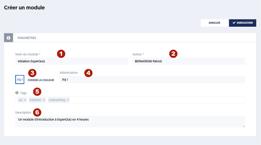 Creating e-learning module