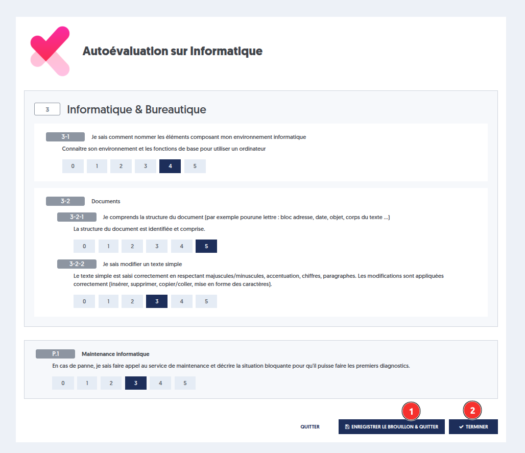 Evaluación cruzada por escenario