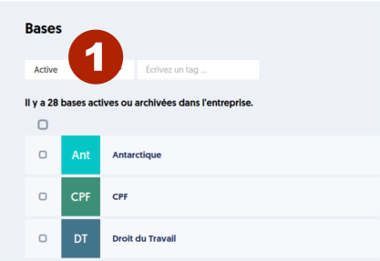 Archivado de bases
