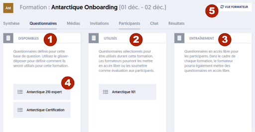 Réunir les questionnaires et les documents