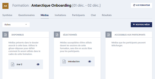 Questionnaires et documents