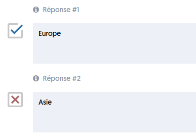 Les différents types de questions