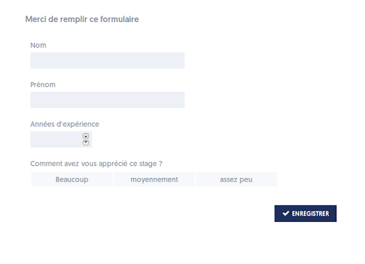 Association d’une enquête à un questionnaire
