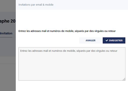 Invitation d’utilisateurs non-inscrits